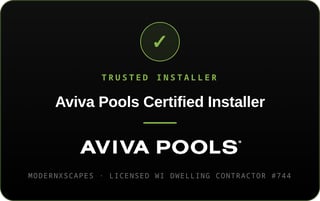 Aviva Pools Certified Installer — ModernXscapes