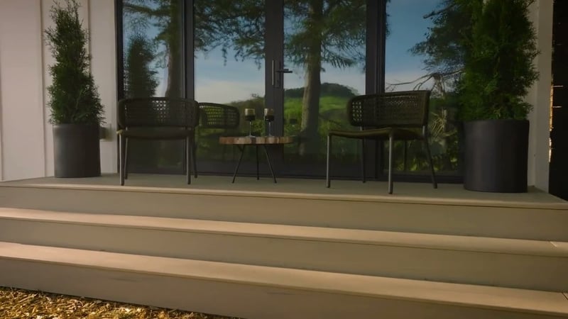 Screened Louvered Pergola